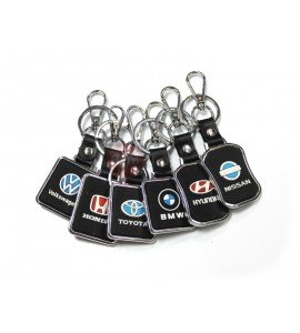 Breloki samochodowe - metalowo gumowe - VW / HONDA / TOYOTA / BMW / HYUNDAI / NISSAN