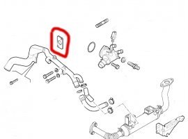 Uszczelka kolektora wodnego - FIAT BRAVO / STILO / ALFA ROMEO 147 / 156 / 166 / 159