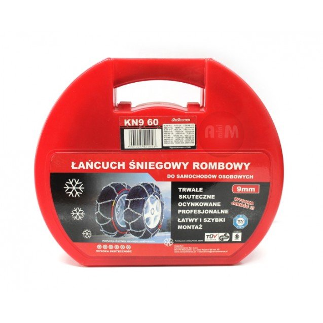 Łańcuchy śniegowe - 9 mm KN-60