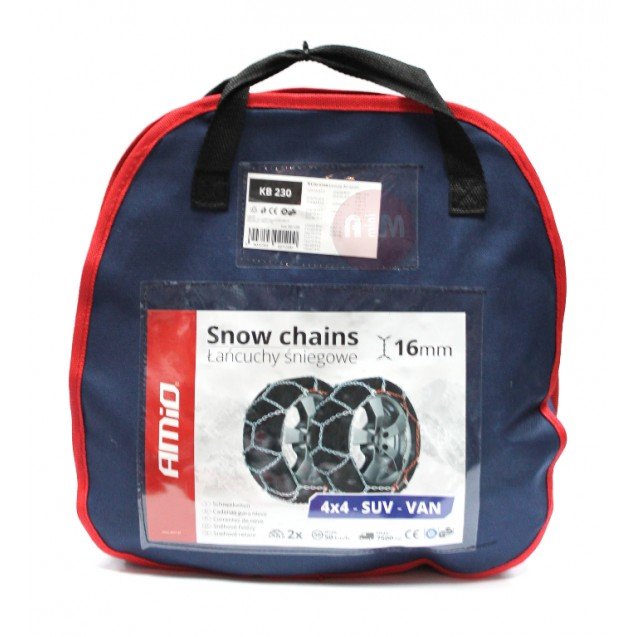 Łańcuchy śniegowe - 16 mm 4x4  SUV VAN KB-230